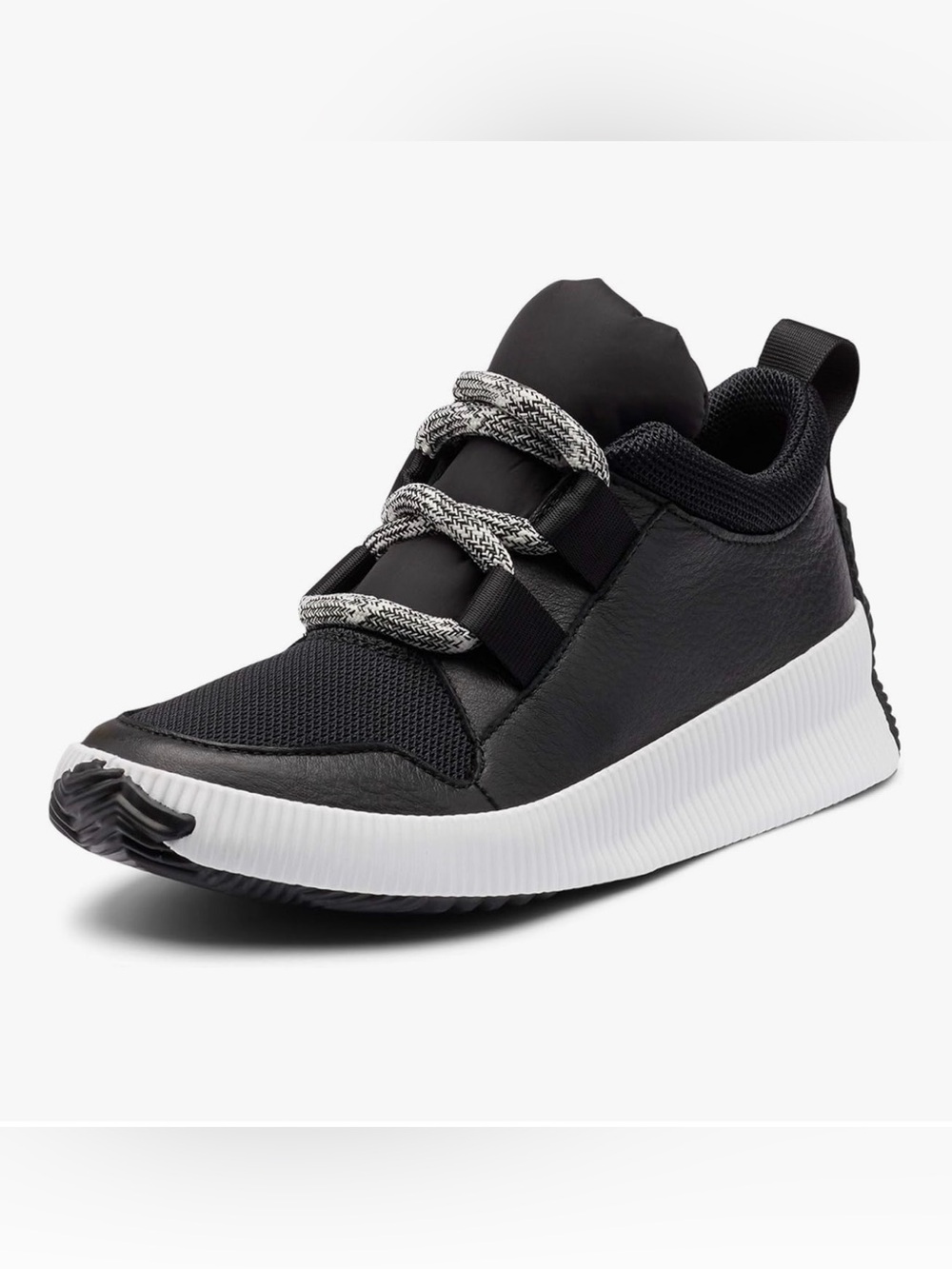 Sorel Black and White Women's Slip-On Sneaker